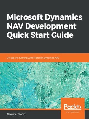 cover image of Microsoft Dynamics NAV Development Quick Start Guide